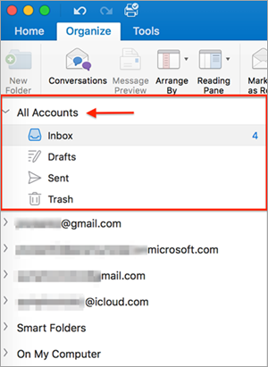 where are outlook 2016 for mac identities saved